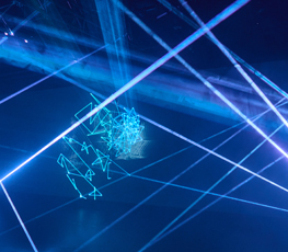 DDP 레이저아트 전시 <이원공명 | Resonance of Reality and Virtuality>