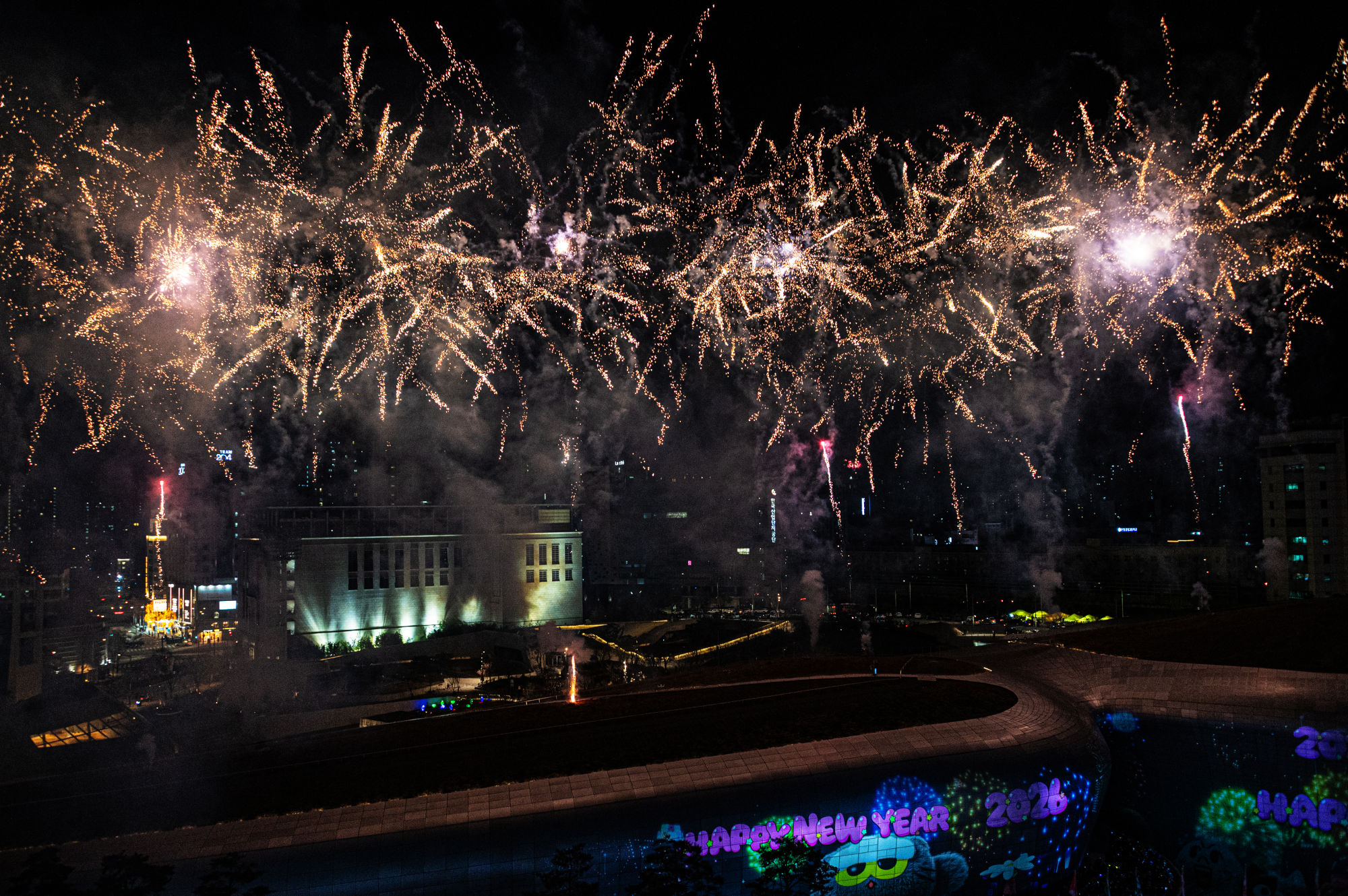 서울라이트 DDP  새해맞이 카운트다운