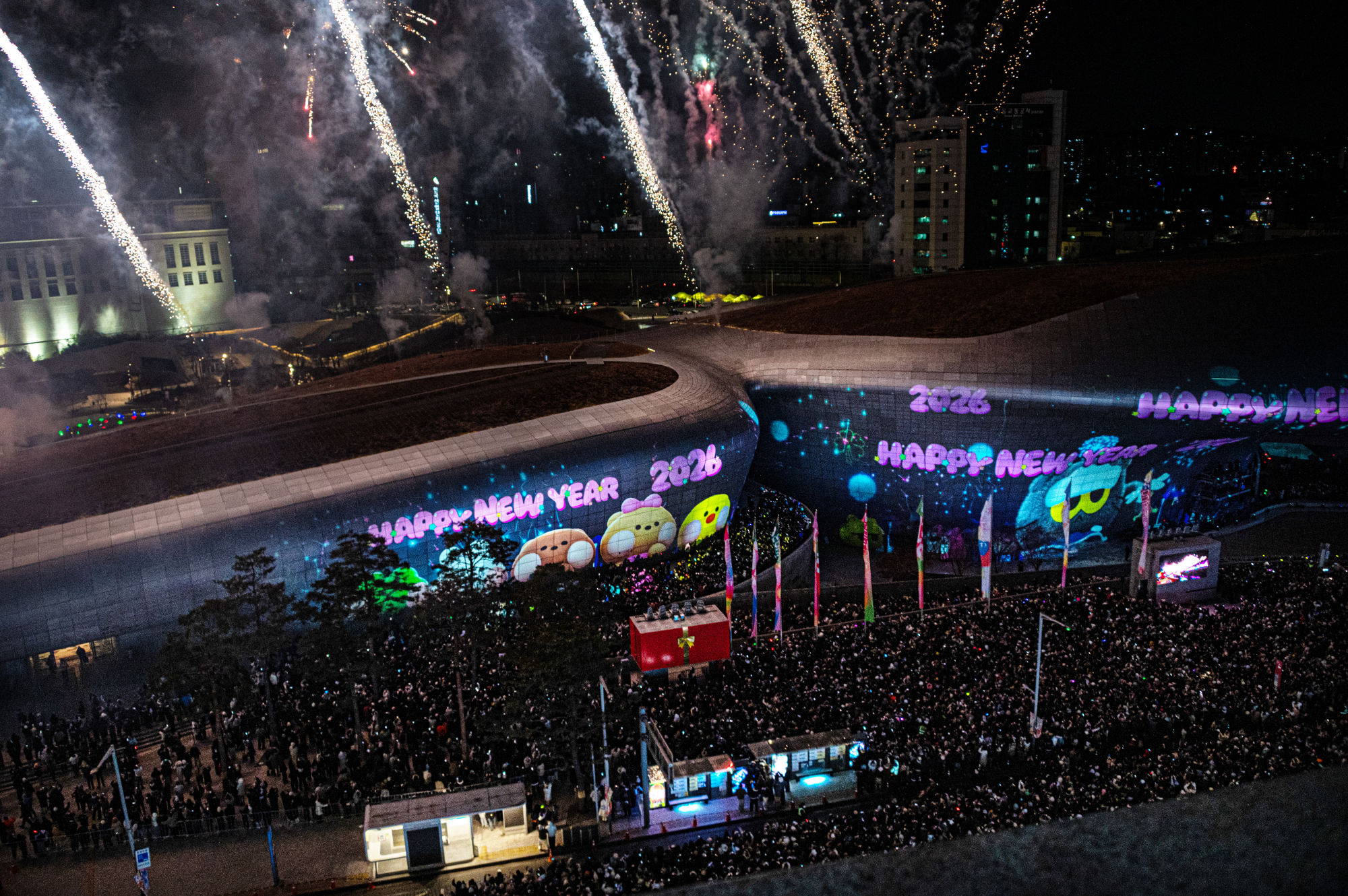 Seoul Light DDP New Year Countdown