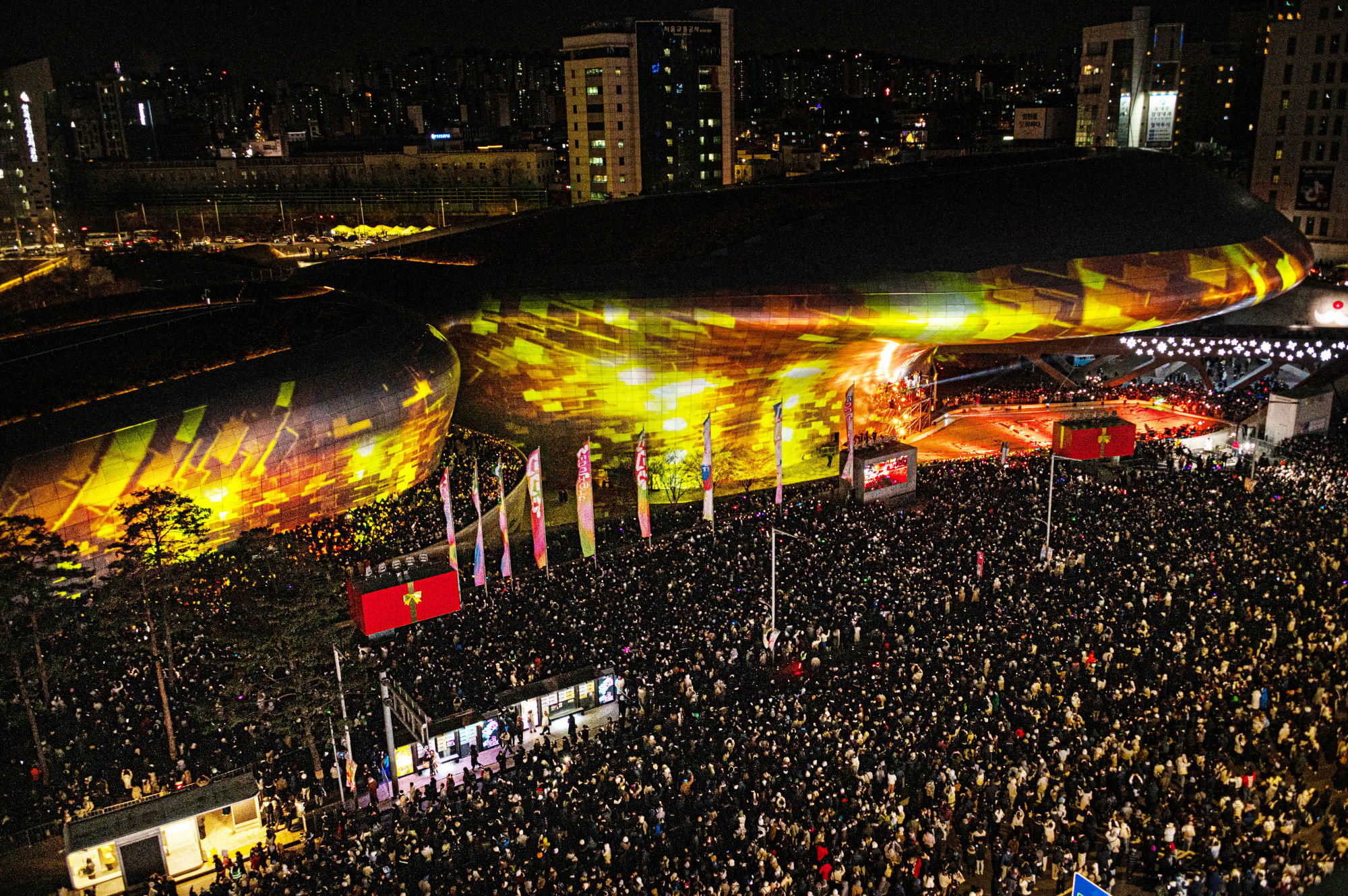 Seoul Light DDP New Year Countdown