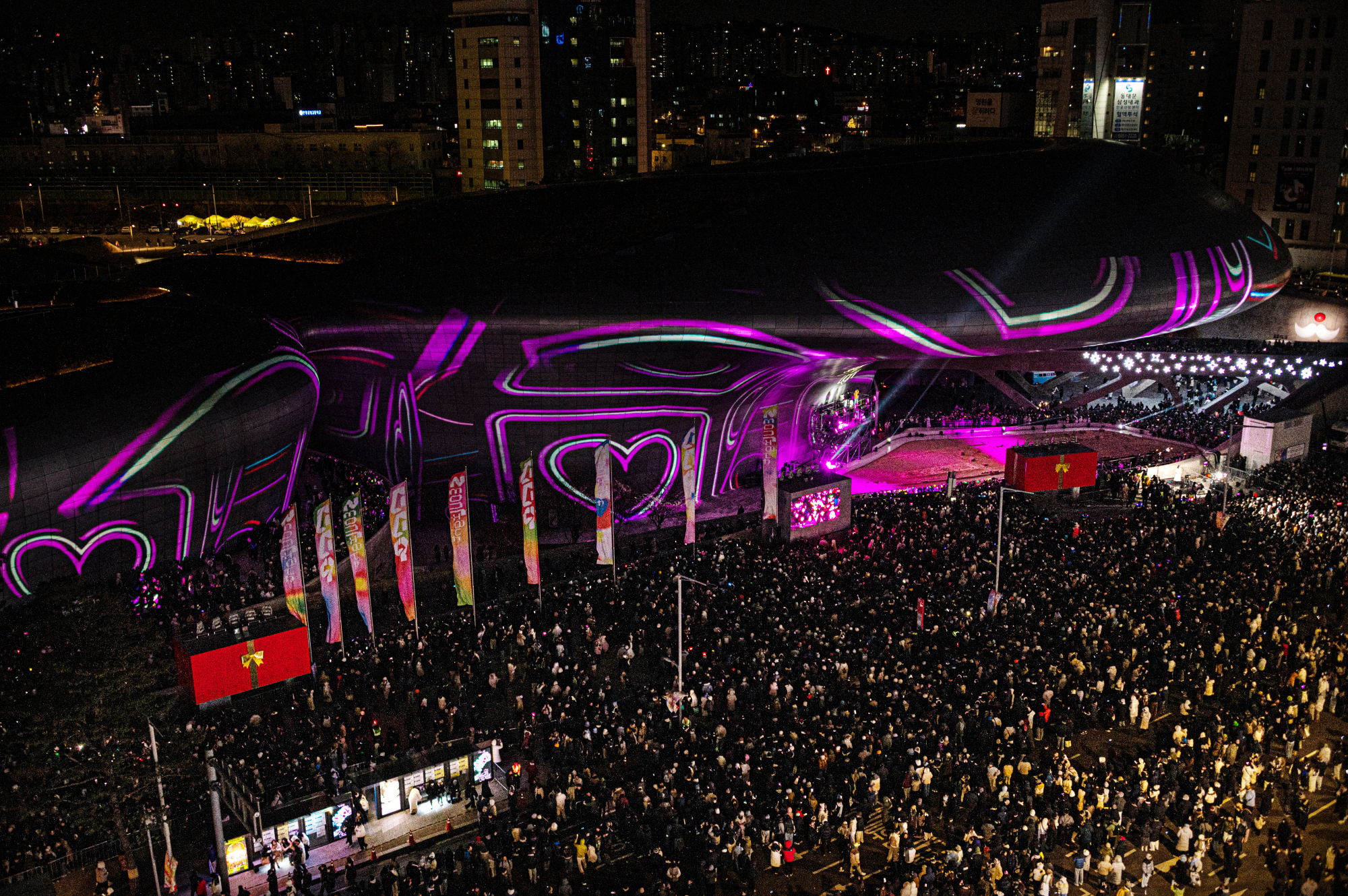 Seoul Light DDP New Year Countdown