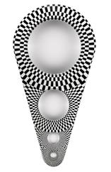 Fornasetti+mirror+“Optical”.+Wood+and+four+convex+mirrors.+Printed+and+lacquered+by+hand.+2011.